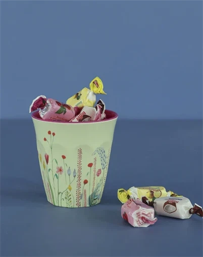 Rice - Mellemkop - Pastelgrøn - Summer Flowers Print 
